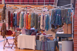 Skeins of handspun yarn for sale